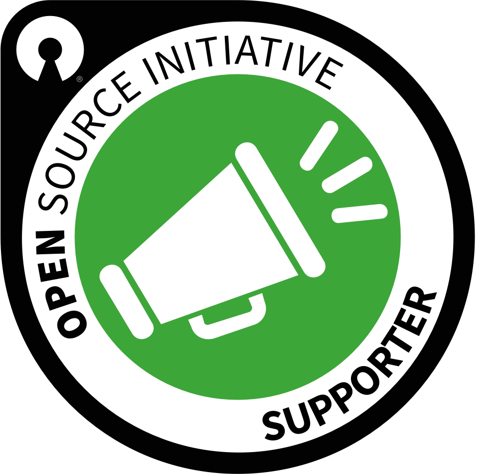 Open Source Initiative Supporter badge