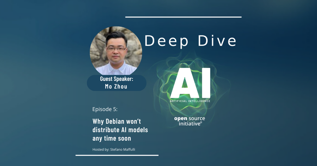 Episode 5: Why Debian won’t distribute AI models any time soon