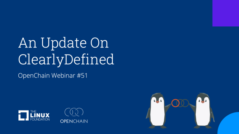osi openchain webinar clearlydefined